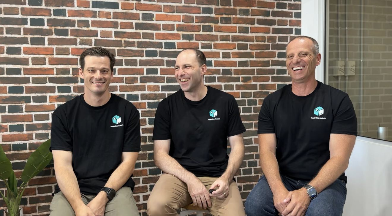 The SupplyWise team: Alex, Matt, Peter